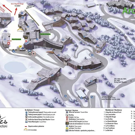Varet - Pour 4 Personnes A Arc 2000 Avec Vue Sur La Montagne Et La Station Mae-1024